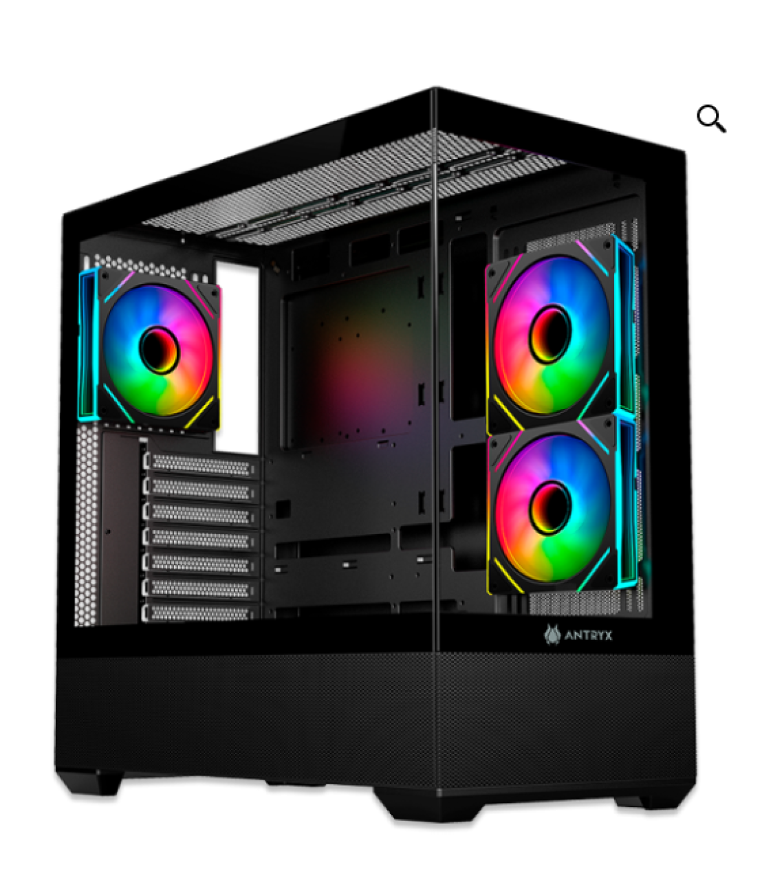 CASE MID TOWER ANTRYX FX-740 ARGB BLACK