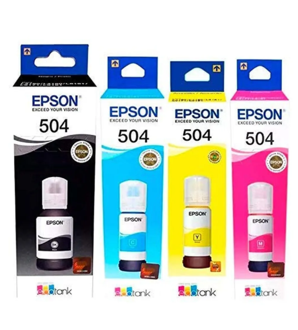 PACK TINTA T504 EPSON ORIGINALES