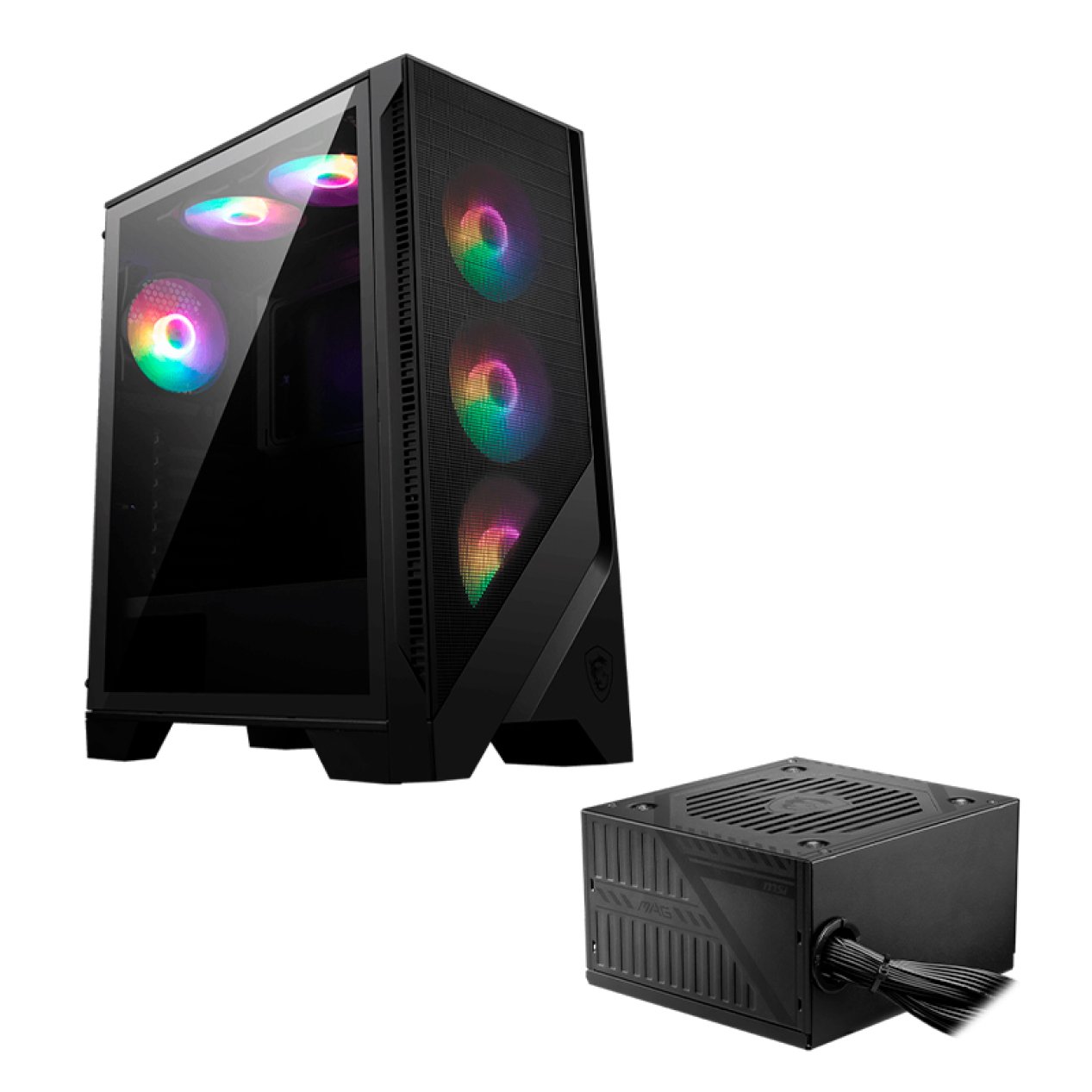 CASE C/ FUENTE 650W MSI MAG FORGE 120A AIRFLOW
