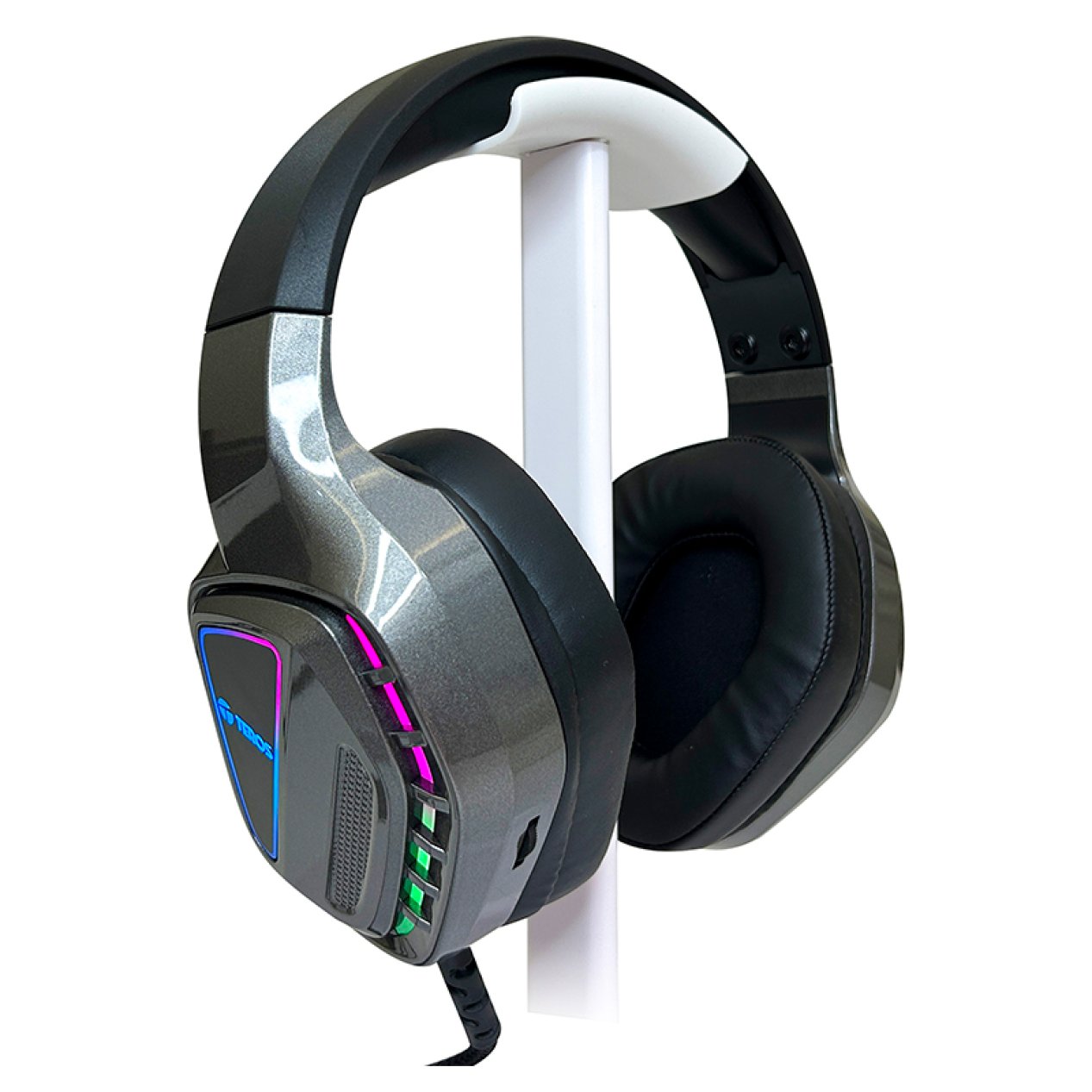 AURICULARES GAMING TEROS TE-8171N, USB, LUCES RGB